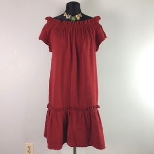 London Times -off the shoulder dress